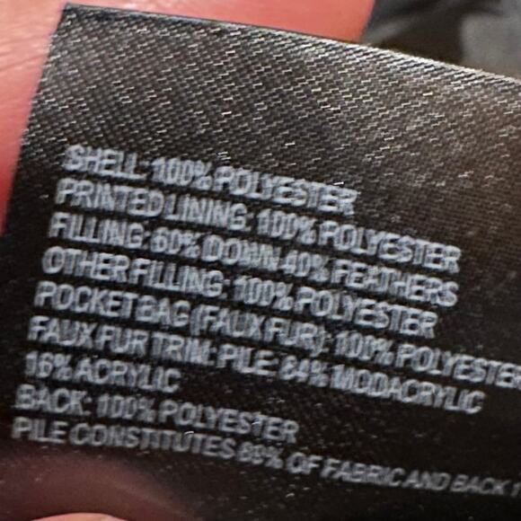 Laundry by Shelli Segal Black Down Winter Coat Women's Large - Picture 8 of 8